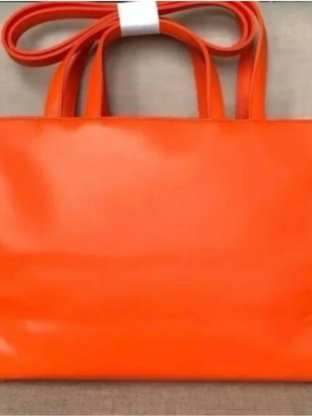Telfar vibrant orange